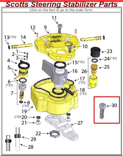 Scotts Performance Screw (6 X 20 socket cap screw) Dirt