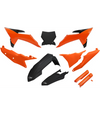 UFO Replacement Plastic Body Kit Black/Orange KTM SX/SX-F 2025