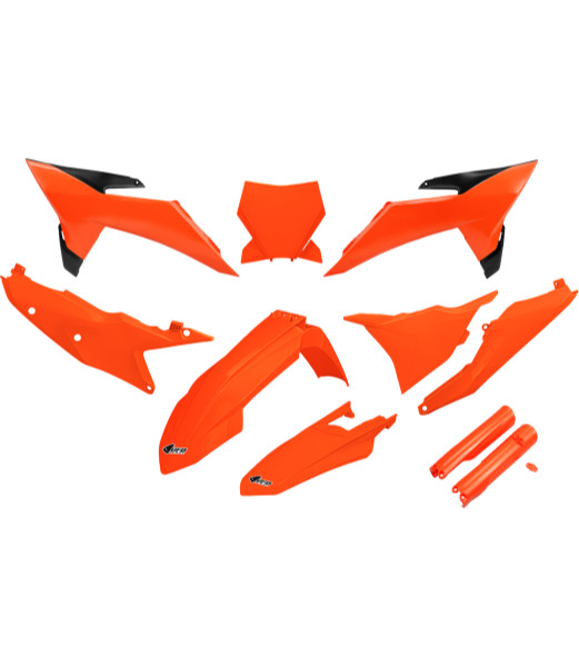 UFO Replacement Plastic Body Kit Fluorescent Orange KTM SX/SX-F 2025
