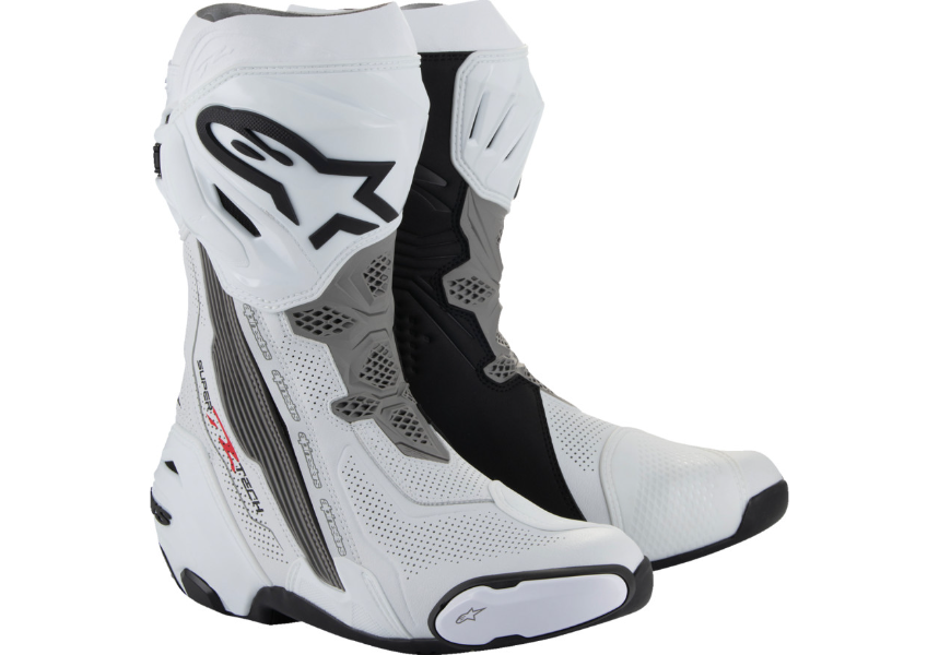 Alpinestars KTM バイクブーツ ホワイト Alpinestars Tech 10 Supervented Boots - KTM Twins