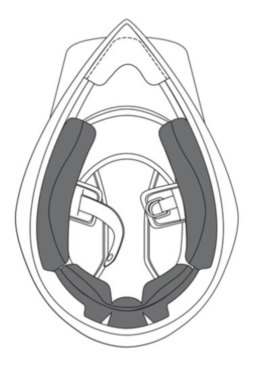 KTM AX9 Cheek Pads