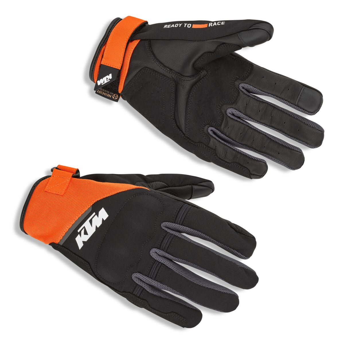 KTM Two 4 Ride V3 Gloves - Black/Green