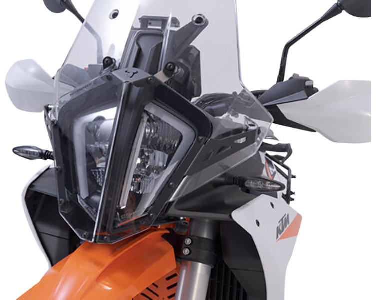 Protection De Carter De Pignon Avant CNC Orange/Noir – Compatible KTM 790/890 Adventure & Duke S/R 2019-2024