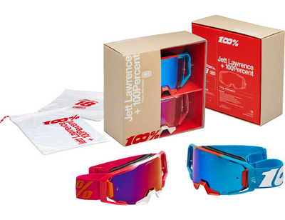 100% ARmatic Jett Lawrence Limited Edition Goggle Pack