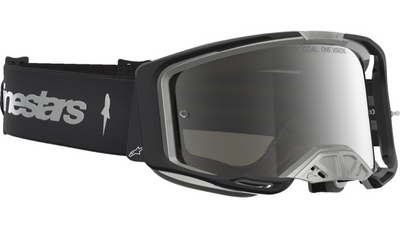 Alpinestars Vision 8 Goggle - Amber - Black/Silver - Silver Mirror Lens
