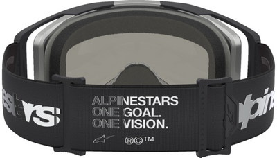 Alpinestars Vision 8 Goggle - Amber - Black/Silver - Silver Mirror Lens
