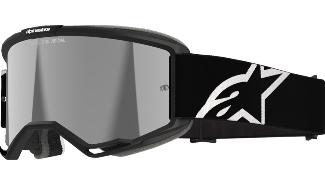 Alpinestars Vision 5 Goggle - Corp - Black - Silver Mirror Lens
