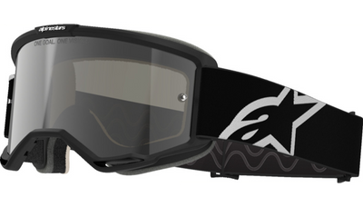 Alpinestars Vision 5 Goggle - Corp - Black/White - Silver Mirror Lens
