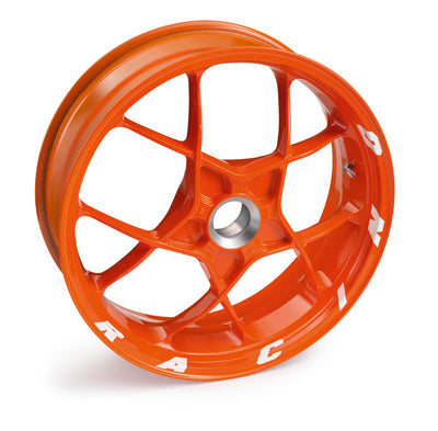 KTM "Racing" Rim Sticker Kit (Orange/White) Super Duke GT/R 2014-2024