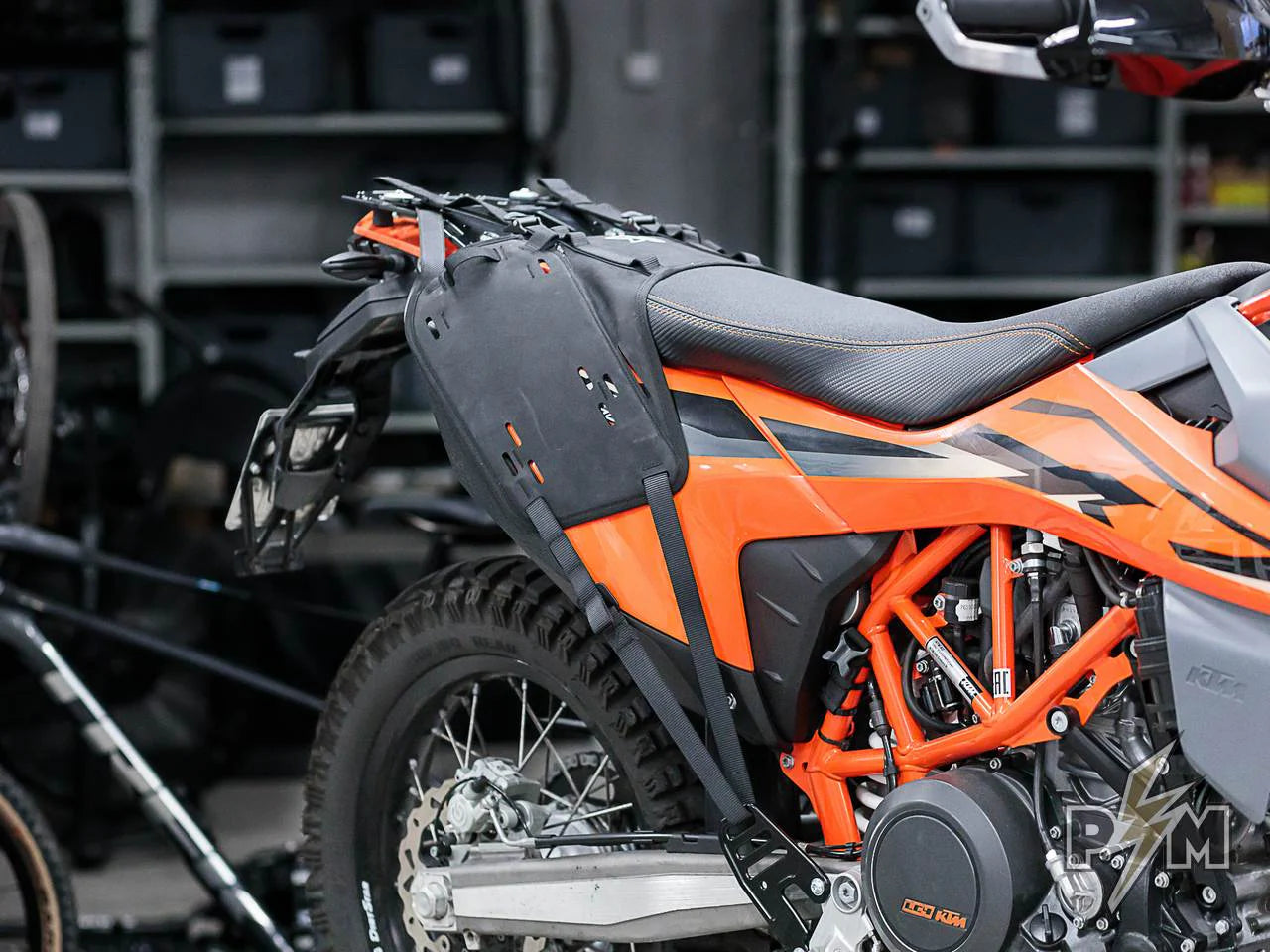 Protège-étrier Moto Pour KTM 690 Enduro/SMC 2008-2023 - En Aluminium CNC 5mm Anodisé Orange - Protection Disque Et Montage Sacoches
