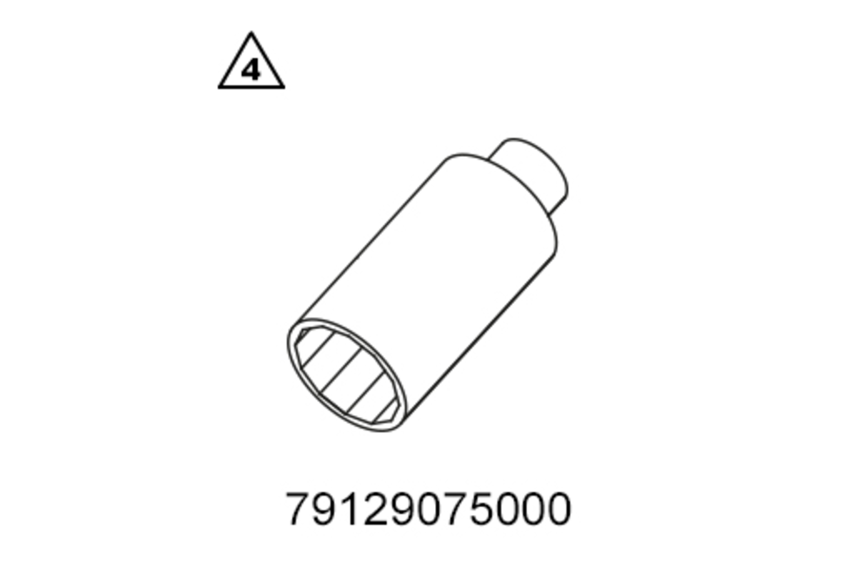 Multi-tooth Wrench Socket 32mm - KTM Twins Multi-tooth Wrench Socket 32mm - KTM Twins