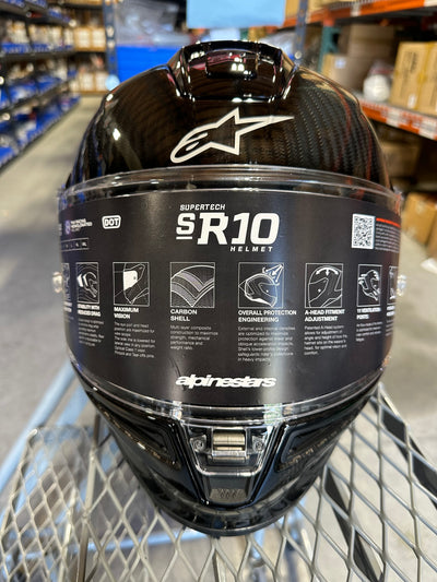 Alpinestars Supertech R10 Solid Helmet (OPEN BOX SPECIAL)