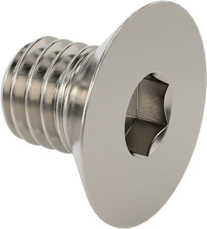 Stainless Steel Hex Drive Countersunk Screw M6x8