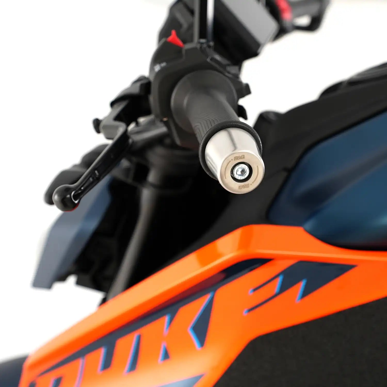 R&G Stainless Steel Bar Ends KTM 125/200/250/390 Duke/RC 2014+