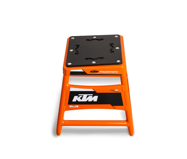 KTM A2 Aluminum Stand by Matrix Orange/White