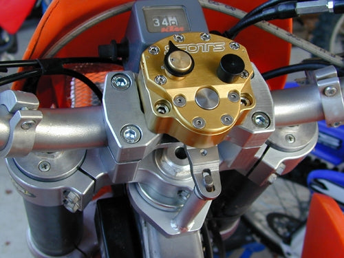 Scotts Top Mount Stabilizer Kit Complete / solid type KTM 525 MXC 2003