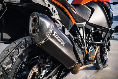 KTM Akrapovic Black Slip-On Line Exhaust 1090/1290 Adv R/Super Adv R/S/T 2017-2020