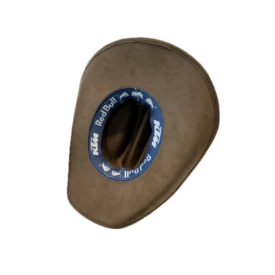 Red Bull KTM Cowboy Hat Suede Brown