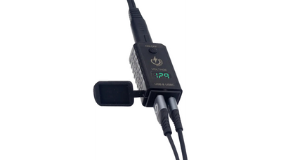 RidePower SAE to USB-C/USB Adapter Digital Voltage Indicator