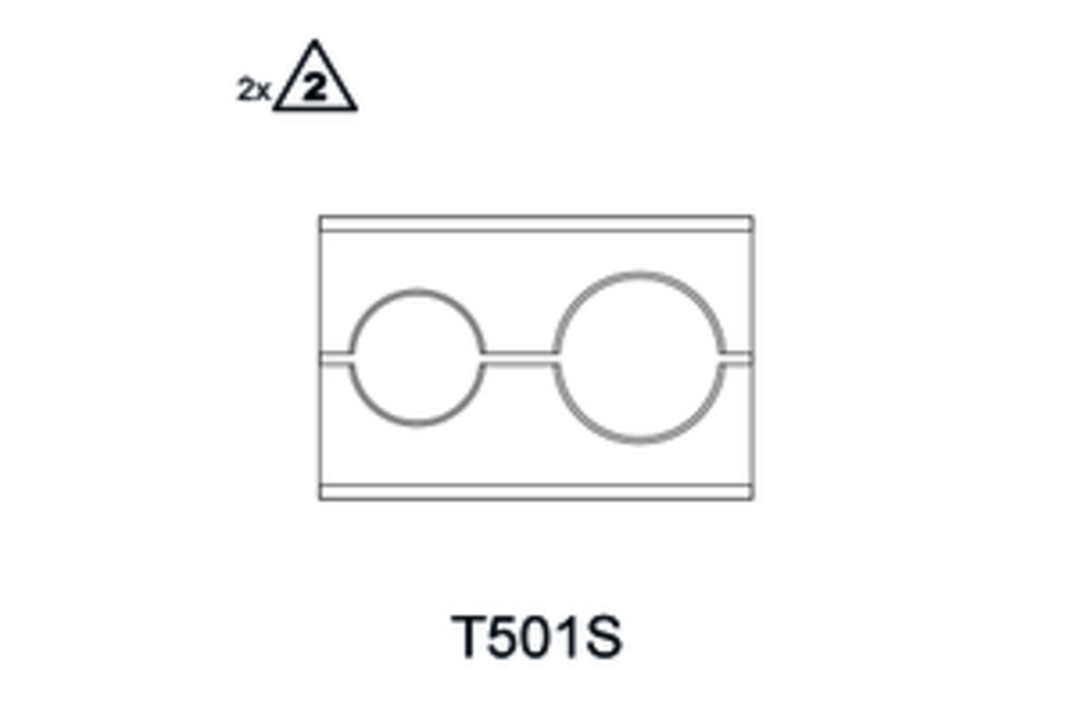 KTM Tube Clamp Inner/Outer Pipe