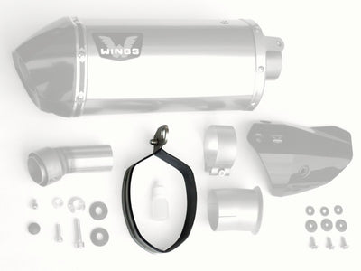 Wings Slip-on Exhaust Clamp Bracket KTM 1290 Super Duke R/GT 2014-2024