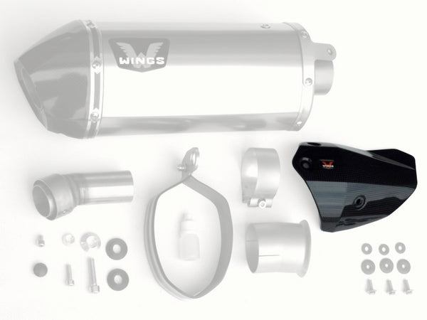 Wings Replacement Carbon Fiber Heat Shield KTM 1290 Super Duke R