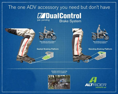 AltRider DualControl Brake Lever Tip System for KTM/Husqvarna MX Models