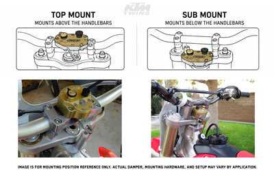 Scotts Complete Rubber Sub Mount Damper Kit KTM 690 Enduro/SMC 2008-2018