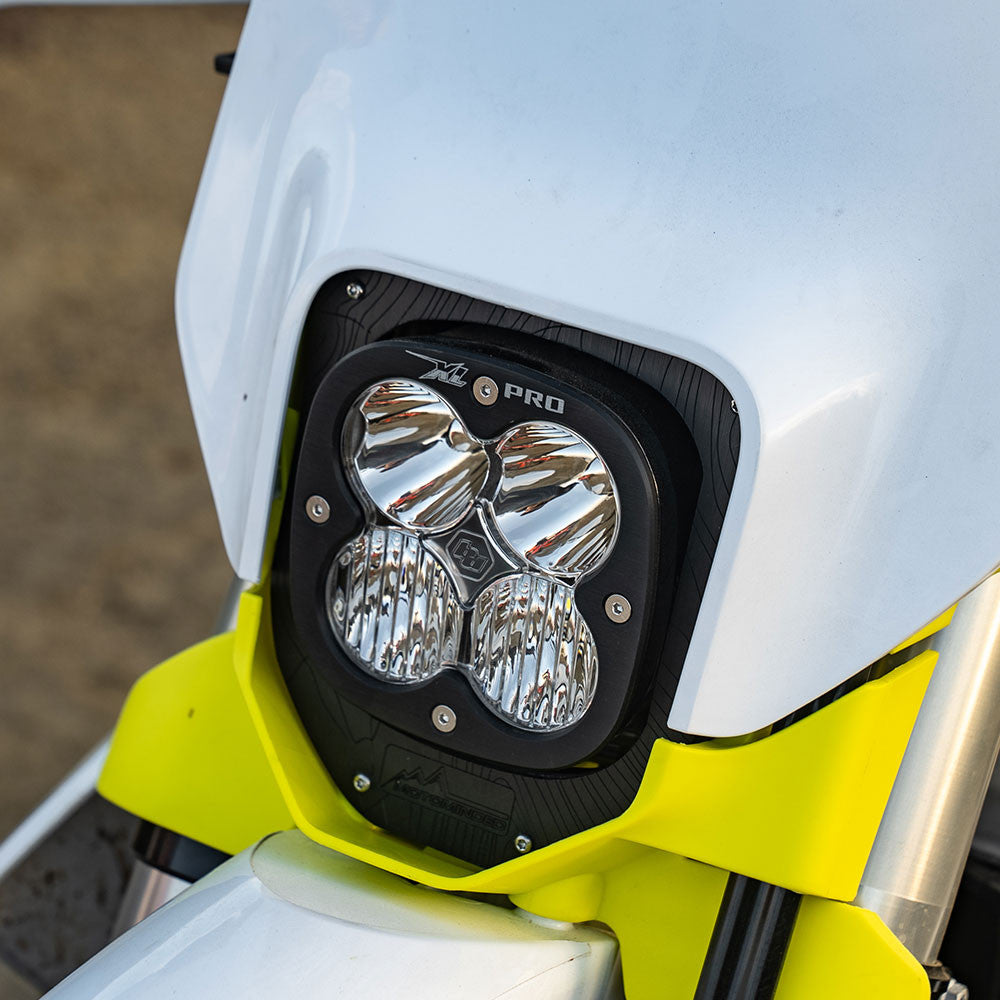Baja Designs Husqvarna XL Pro (D/C) Headlight Kit w/ Hi-Low Harness - 2024 FE350S, FE350W, FE450, FE501S, FE501W, TE150/250/300