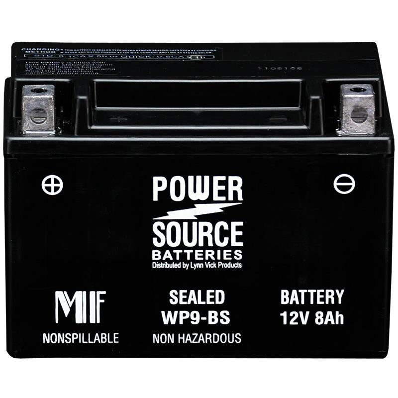 POWER SOURCE WP9-BS SEALED AGM 180CCA MOTORCYCLE BATTERY