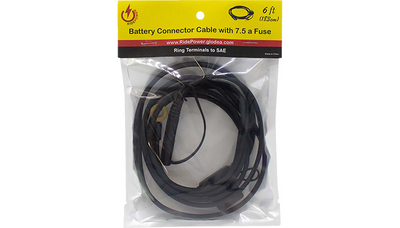 RidePower SAE to Ring Terminal Battery Connector Cable