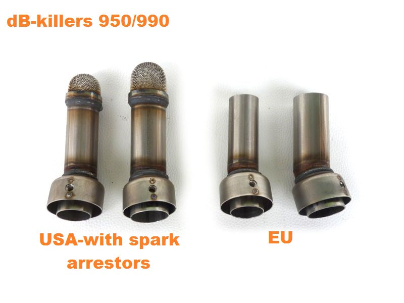 Wings Exhaust dB-killers KTM 950/990 ADV/SMR/SMT/SE 2003-2014