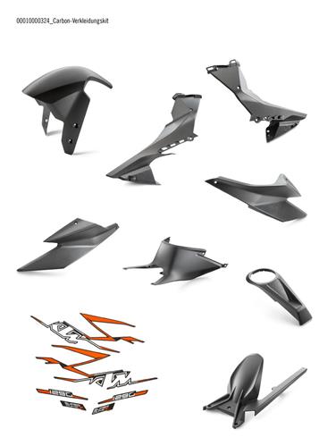 KTM Carbon Fairing Kit 1290 Super Duke R/EVO 2020-2023