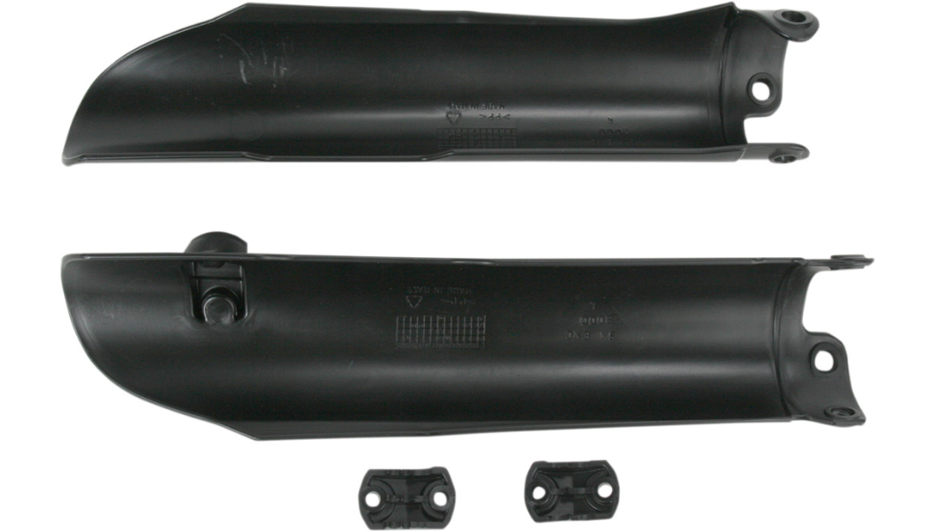 Couvre-fourche Inférieur Acerbis - Noir, Référence 2113740001 - Pour Customisation Moto, Montage Facile