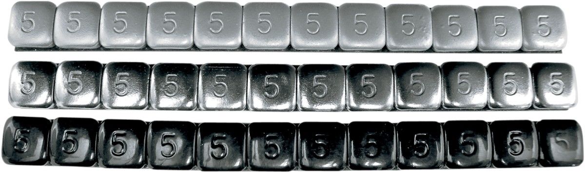 K&L Supply Steel Stick On Wheel Weights - Black - 5g.