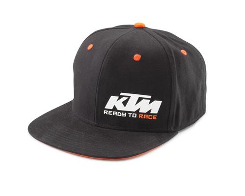 KTM Team Snapback Cap Black, Women's, Size: One Size