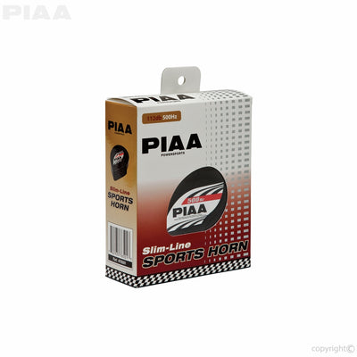 PIAA Powersports Slim Line Sports Horn (500Hz)