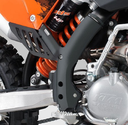 Polisport Frame Protector In Orange For 2011-2015 KTM 250SXF - Keeps Your Bike Looking Fresh