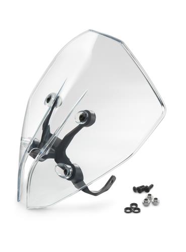 thumbnail image 2 of Motorcycle Windshield For KTM Duke 790 890 2018-2024 - Light Smoke ABS Sport Wind Deflector 2 of 3