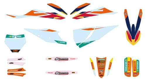 KTM Factory Graphics Kit 125-450 SX/XC/-F 2019-2022