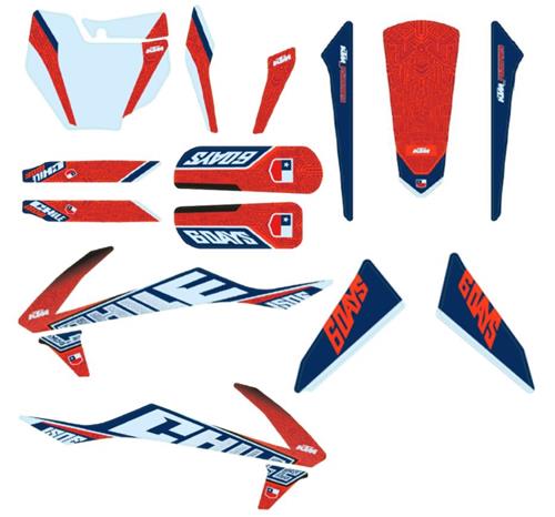 KTM Chile Six Days Graphics Kit MX/Enduro 2016-2022