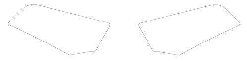 KTM Fuel Tank Protection Sticker Kit 200/390 Duke 2017-2023