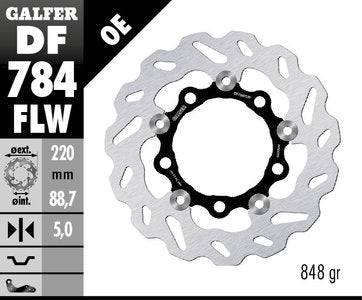 Galfer Rear Brake Disc KTM 1190 RC8 R 2013