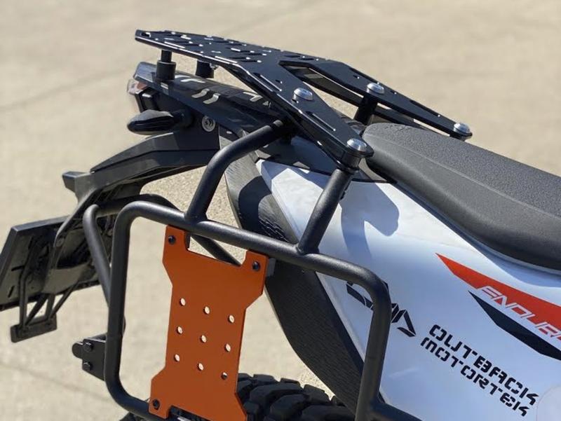 KTM 690 Enduro Luggage Rack SD (2019+) + Outback Pannier Racks - Integration Kit