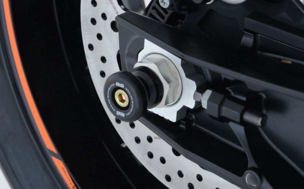 R&G Rear Axle Spindle Spool Sliders For KTM 790 Duke '18-'19 & 790 Adventure '19
