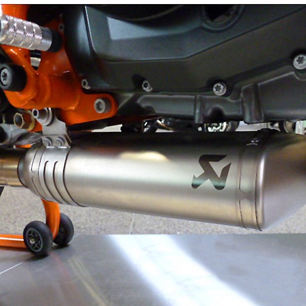 Exhaust Ktm Duke 690 R 2019 Akrapovic Stainless Steel Exhaust