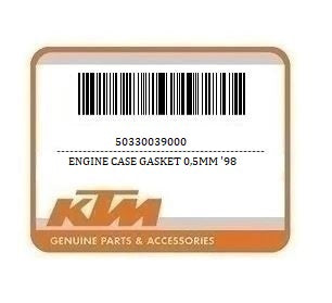 KTM Engine Case Gasket 0.5mm '98