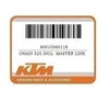 KTM Chain 525 Incl. Master Link