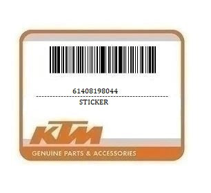 KTM Sticker