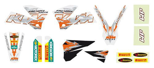 KTM Factory Graphics Kit MX/Enduro 2005-2007